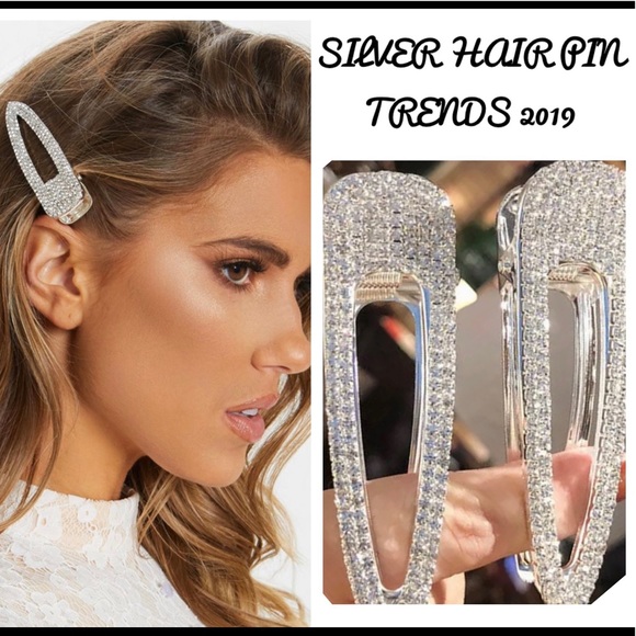 🔻PRICE TO SELL🔻FINAL🔻JUST IN-RHINESTONES SILVER - Picture 3 of 6